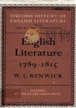 English Literature 1789-1815（1963 PDF版）