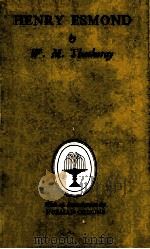 Henry Esmond（ PDF版）