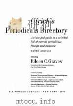 ULRICH'S PERIODICALS DIRECTORY 1963 PDF电子版封面