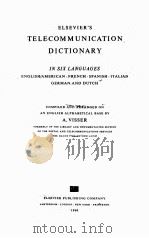 ELSEVIER'S TELECOMMUNICATION DICTIONARY（1960 PDF版）
