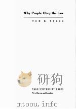 Why People Obey the Law（1990 PDF版）