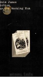 FICTION FOR THE WORKING MAN 1830-50   1974  PDF电子版封面     