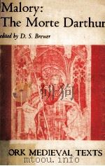 Malory:The Morte Darthur 1968 PDF电子版封面 0713153261