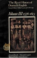 The Revels History of Drama in English VOLUME Ⅲ 1500-1576 1980 PDF电子版封面 0416813801
