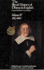 The Revels History of Drama in English VOLUME IV 1613-1660 1981 PDF电子版封面 041613050X
