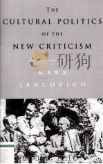 The cultural politics of the New Criticism（1993 PDF版）