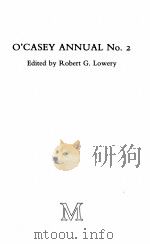 O'CASEY ANNUAL No.2 1983 PDF电子版封面 0333324587