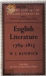 ENGLISH LITERATURE 1789-1815（1974 PDF版）