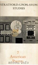 STRATFORD-UPON-AVON STUDIES 7 American Poetry（1965 PDF版）