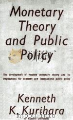 Monetary Theory and Public Policy 1951 PDF电子版封面