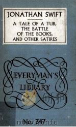 A Tale of a Tub and Other Satires 1963 PDF电子版封面