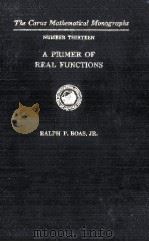 A Primer of Real Functions 1960 PDF电子版封面