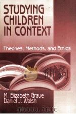 STUDYING CHILDREN IN CONTEXT PDF电子版封面 9780803972575