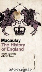 Macaulay's History of England 1906 PDF电子版封面