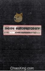 Inside Europe Today Revised Edition 1962 PDF电子版封面