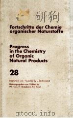 FORTSCHRITTE DER CHEMIE ORGANISCHER NATURSTOFFE  PROGRESS IN THE CHEMISTRY OF ORGANIC NATURAL PRODUC（1970 PDF版）