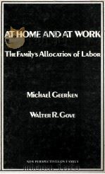 AT HOME AND AT WORK THE FAMILY'S ALLOCATION OF LABOR PDF电子版封面 0803918836