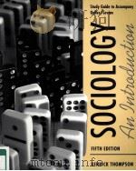 SOCIOLOGY AN INTRODUCTION FIFTH EDITION PDF电子版封面 9780070240636