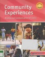 COMMUNITY EXPERIENCES READING AND COMMUNICATION FOR CIVECS PDF电子版封面 9780072870756