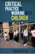 CRITICAL PRACTICE IN WORKING WITH CHILDREN（ PDF版）