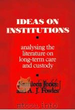 IDEAS ON INSTITUTIONS PDF电子版封面 0710097212