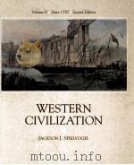 WESTERN CIVILIZATION VOLUMEⅡ SINCE1550 SECOND EDITION PDF电子版封面 9780314027979