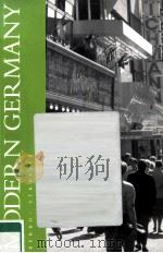 MODERN GERMANY A VOLUME IN THE COMPARATIVE SOCIETIES SERIES PDF电子版封面 9780072928198
