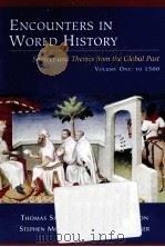 ENCOUNTERS IN WORLD HISTORY VOLUME ONE:TO 1500 FIRST EDITION PDF电子版封面 9780072451016