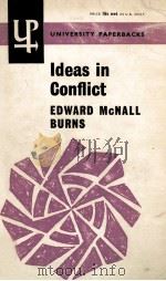 IDEAS IN CONFLICT EDWARD MCNALL BURNS PDF电子版封面