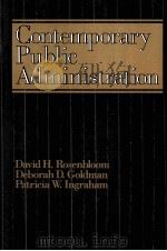 CONTEMPORARY PUBLIC ADMINISTRATION PDF电子版封面 9780070539396
