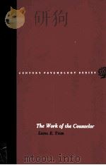 THE WORK OF THE COUNSELOR PDF电子版封面