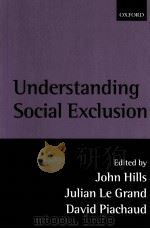 UNDERSTANDING SOCIAL EXCLUSION PDF电子版封面 9780199251940