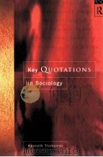 KEY QUOTATIONS IN SOCIOLOGY（ PDF版）