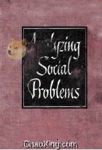 Analyzing Social Problems 1950 PDF电子版封面