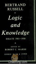 Logic And Knowledge 1956 PDF电子版封面 0041640012