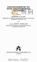 PHOTOCHEMISTRY OF DYED AND PIGMENTED POLYMERS（1980 PDF版）