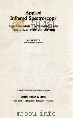APPLIED INFRARED SPECTROSCOPY（1979 PDF版）