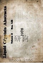 LIQUID CRYSTALS ABSTRACTS VOLUME 2 NOS.1-12（1976 PDF版）