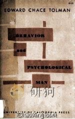 Behavior And Psychological Man 1958 PDF电子版封面