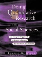 DOING QUANTITATIVE RESEARCH IN THE SOCIAL SCIENCES（ PDF版）