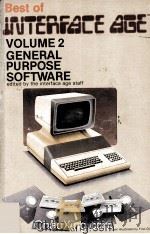 Best of Interface Age Volume 2:General Purpose Software 1980 PDF电子版封面 0918398371