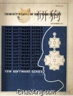 Characteristics of Software Quality 1973 PDF电子版封面