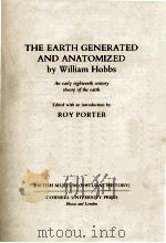 THE EARTH GENERATED AND ANATOMIZED BY WILLIAM HOBBS（1981 PDF版）