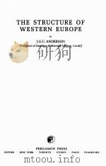 THE STRUCTURE OF WESTERN EUROPE 1978 PDF电子版封面 0080220452