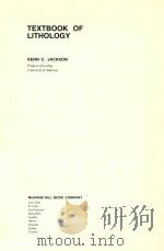 TEXTBOOK OF LITHOLOGY 1970 PDF电子版封面