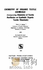 CHEMISTBY OF%ORGANIC TEXTILE CHEMICALS 1990 PDF电子版封面