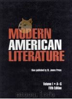 MODERN AMERICAN LITERATURE VOLUME I.A-G Fifth Edition（1999 PDF版）