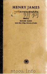 HENRY JAMES THE CRITICAL HERITAGE（1976 PDF版）