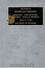 Advances in Computing Research Volume 3 1986 The Theory of Databases 1986 PDF电子版封面 0892326115