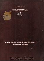 Instructor's Manual The Analysis and Design of Computer-Based Information Systems（1985 PDF版）